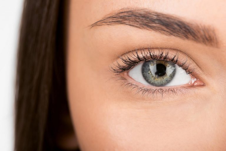 close-up-shot-of-woman-with-beautiful-eye-looking-at-camera